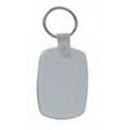 Rectangular/Rd. Corners Key Tag - White